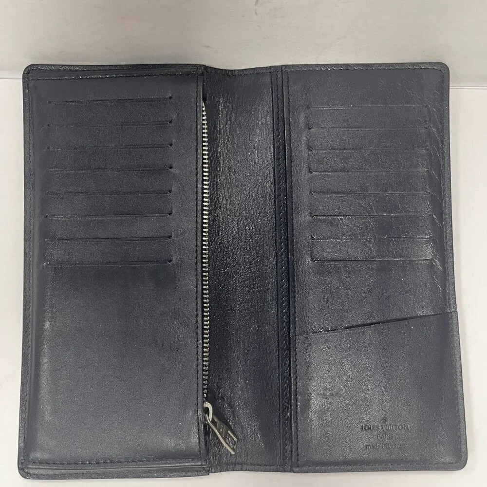 LOUIS VUITTON Damier Infini Portefeuille Bifold Wallet - Black - Preowned